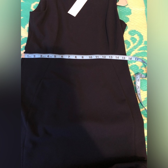 NWT Calvin Klein Navy Blue flare Maxi prom or wedding dress. - Picture 7 of 11